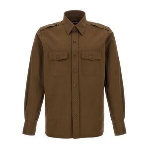 Tom Ford Men's Military Shirt
